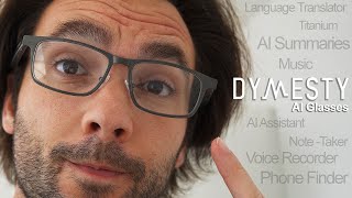 These Smart Glasses with AI Are Invisible! Dymesty AI Glasses Full Review