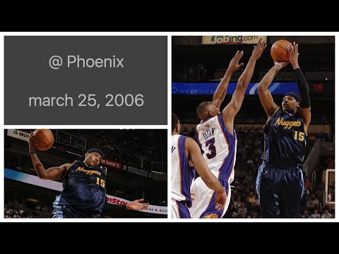 Carmelo Anthony 28 pts @ Phoenix Suns Highlights (march 25, 2006)