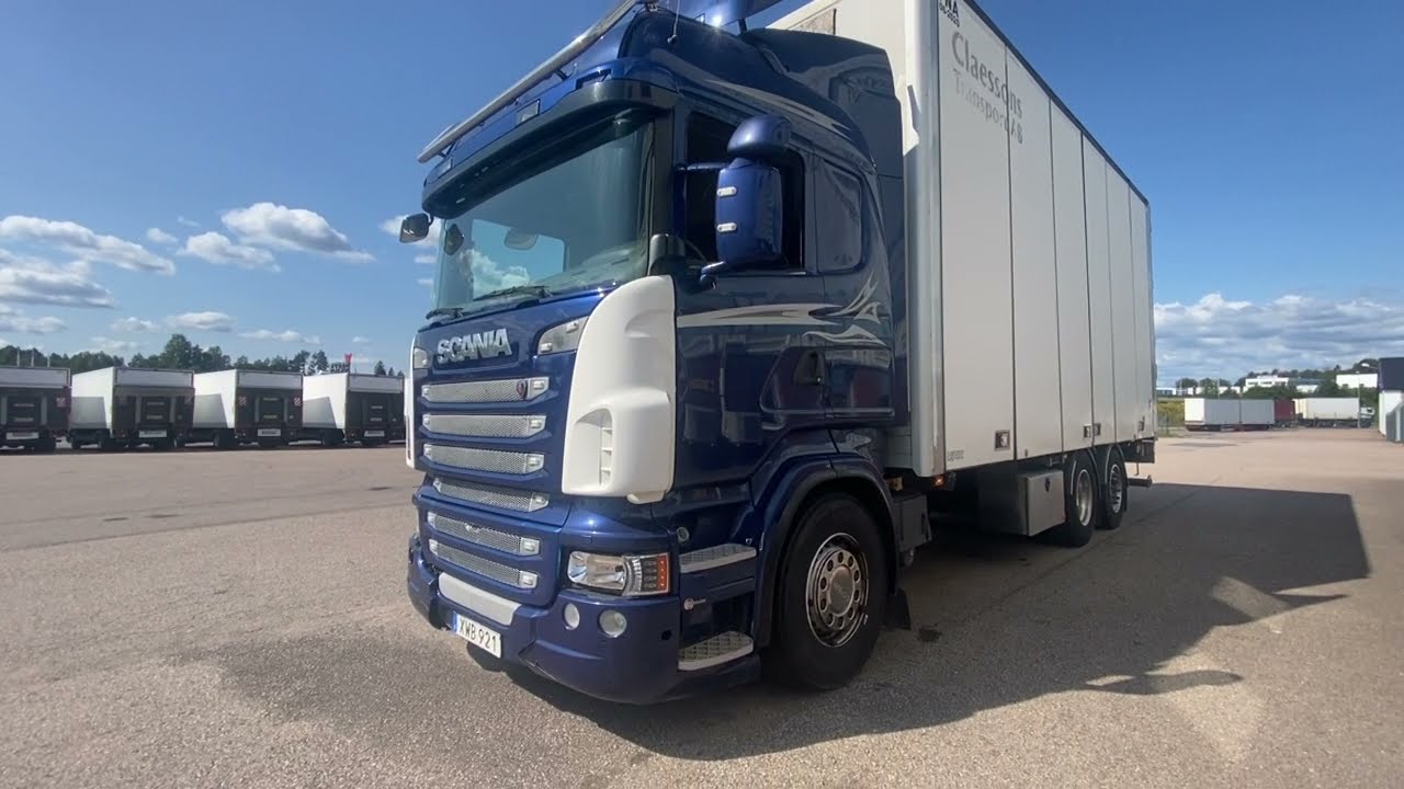 Lastbil Scania R580 Skåp med öppningsbarsida | 2014