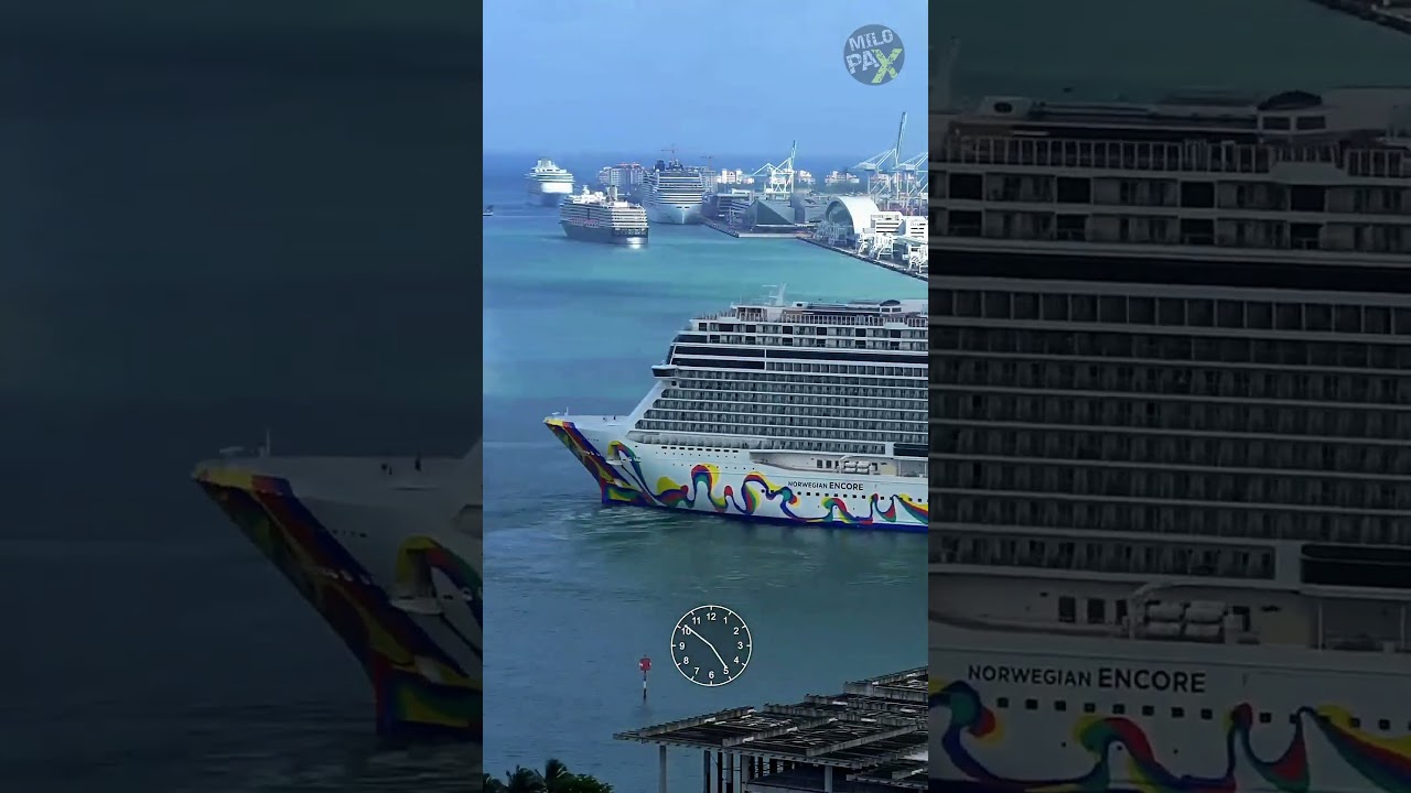 Why Do Cruise Ships Do This Before Leaving Port? 😱🚢