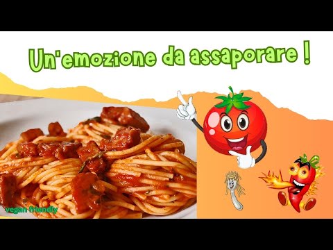 PASTA ALL'AMATRICIANA VEGANA - LA SINTESI DEL GUSTO