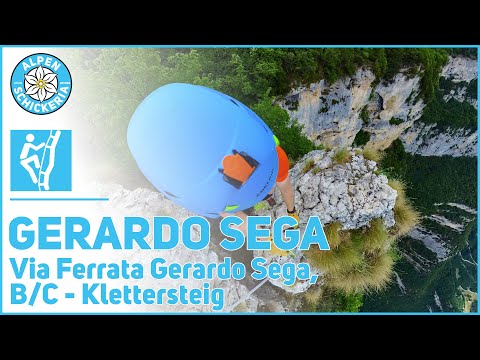 Via Ferrata Gerardo Sega - Klettersteig Kat. B/C am Gardasee