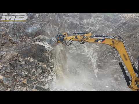 How to profile a basalt wall with an MB drum cutter