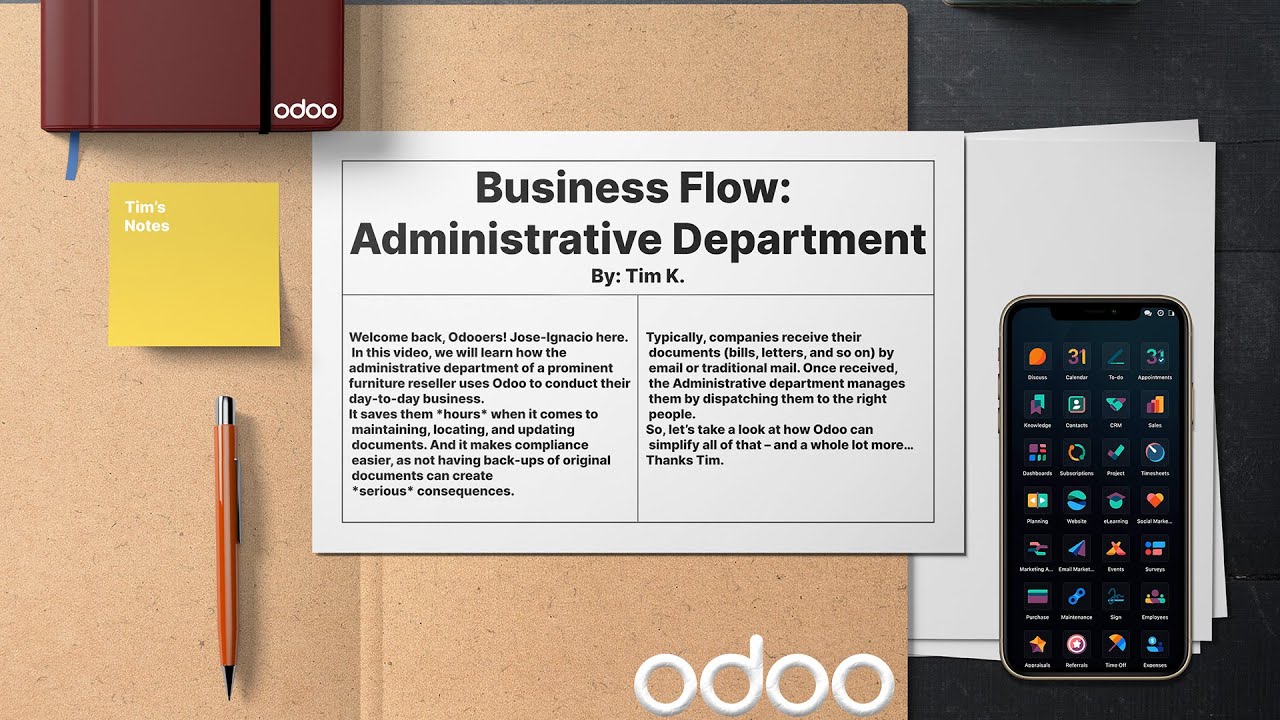 Business Flow: Administrative Department