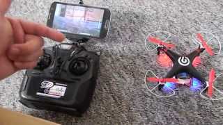 FPV Quadrocopter Spyforce1 Ninetec Android Iphone Wifi Live