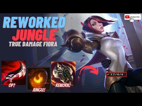 TRUE DAMAGE JUNGLE FIORA IS OP WITH REWORKED PETS & RAVENOUS HYDRA - League of Legends Guide