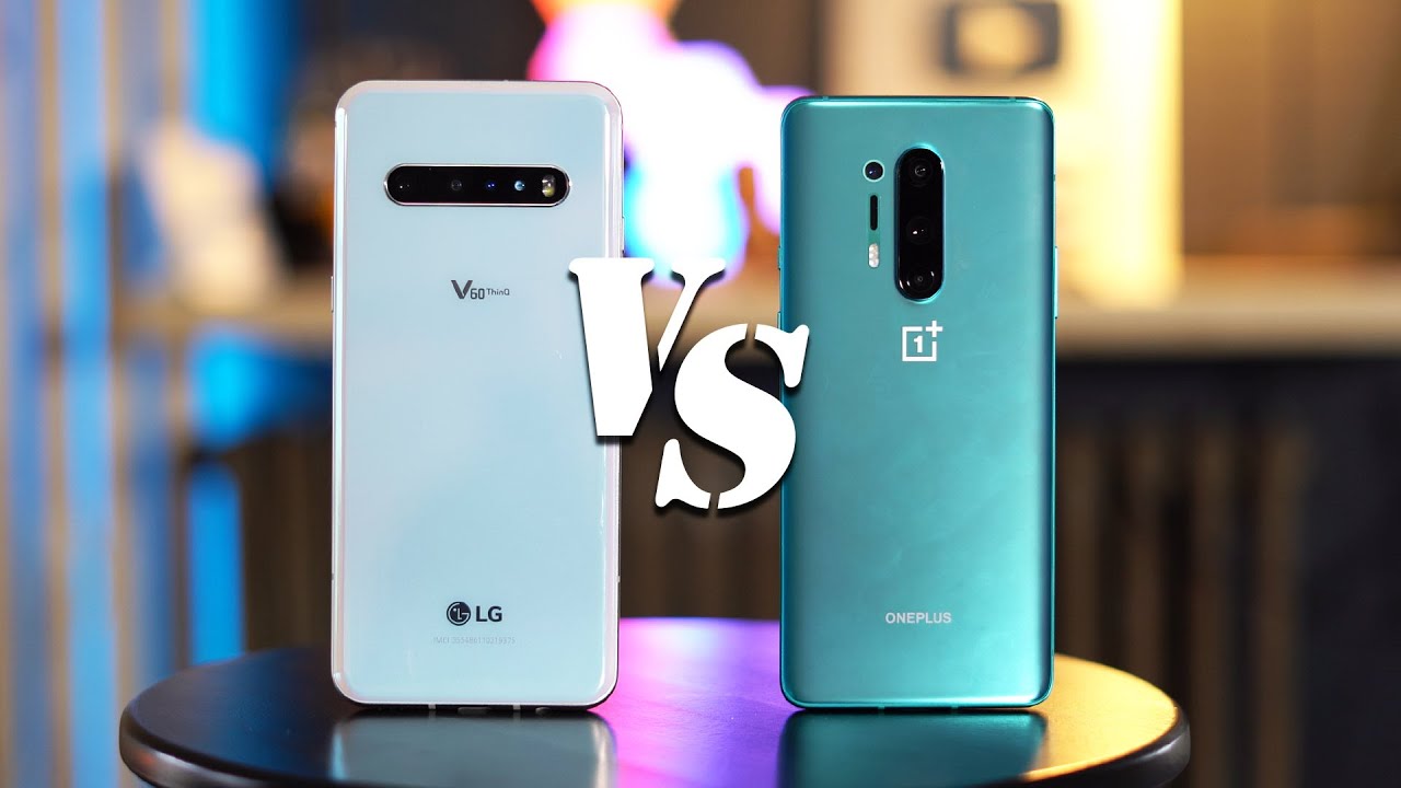 OnePlus 8 Pro versus LG V60 smartphone showdown