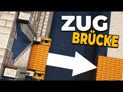 Minecraft funktionierende Zugbrücke bauen | Crocodileandy (Minecraft Java)