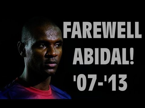 Eric Abidal vs Malaga (last game for barca) (6/1/13)|by IsaacFutbol4hd