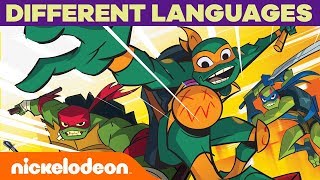 Rise of the TMNT Theme Song in DIFFERENT LANGUAGES Ft. Italian, Russian & More! | Nick
