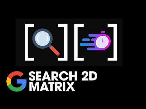 Leetcode 74 Search A 2d Matrix Binary Search Java