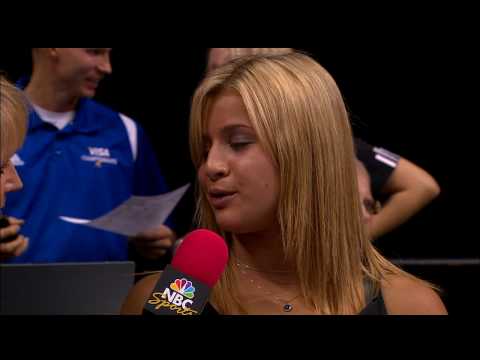 Alicia Sacramone Interview - 2009 Visa Championships - Women - Day 2