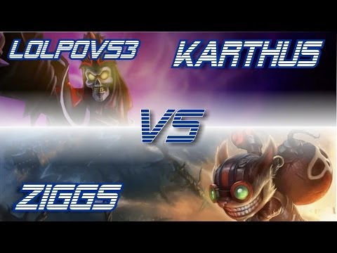 ► LoLPoV - Karthus vs Ziggs [Mid #2] (League of Legends Live Commentary)