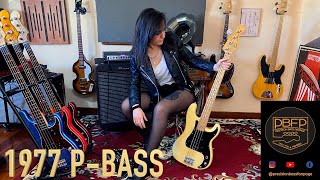 Video thumbnail for Fender Precision Punk 1977 vintage (Olympic White)  - BASS PILLS by Precision Bass Fanpage