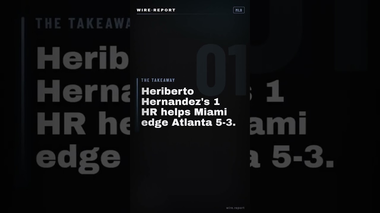 Atlanta Braves vs Miami Marlins: Mauricio Dubon | Wire Report MLB #Shorts