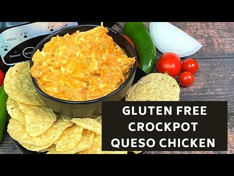 GLUTEN FREE CROCKPOT QUESO CHICKEN | Mexican Cheesy Chicken