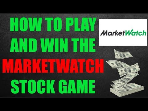 How To Win The MarketWatch Stock Market Game