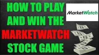 How To Win The MarketWatch Stock Market Game