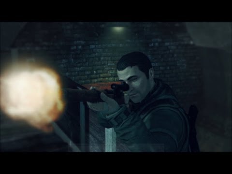 Sniper Elite: Nazi Zombie Army - Walkthrough Library Of Evil Part 1 HD