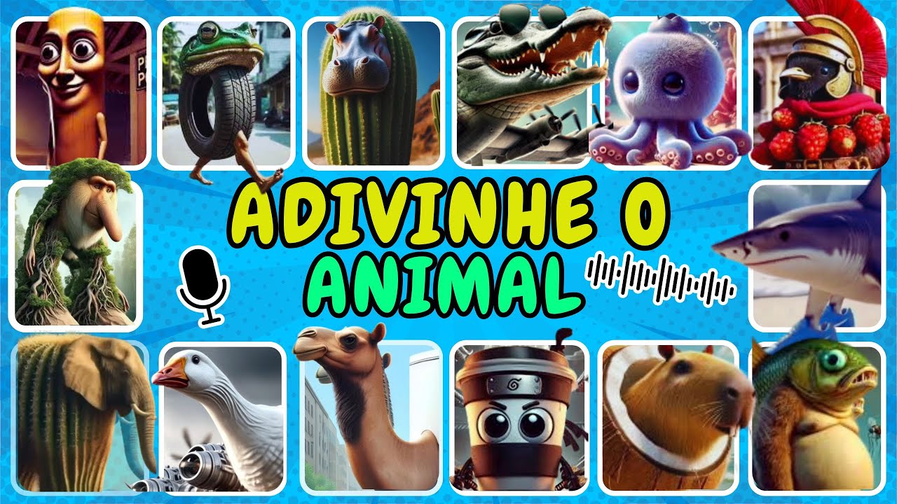 Adivinhe os MEMES DE ANIMAIS BRAINROT ITALIANOS - Tralalero Tralala, Trippi Troppi, Brr Brr Patapim