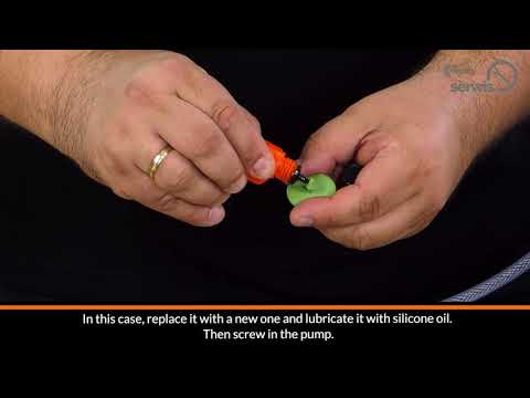 Kwazar service I Orion I Pressure drop in the sprayer, liquid from the tank appears in the cylinder