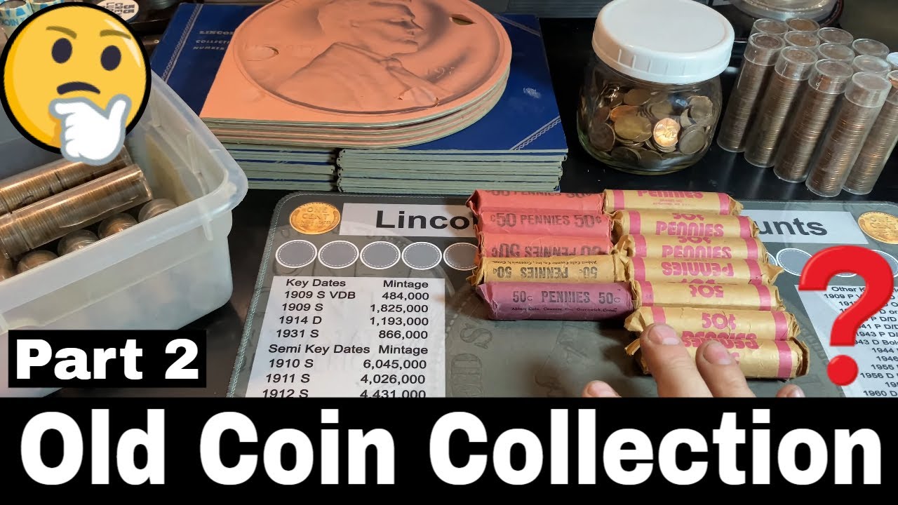 I Bought an Old Coin Collection - Wheat Penny Rolls, Copper Rolls