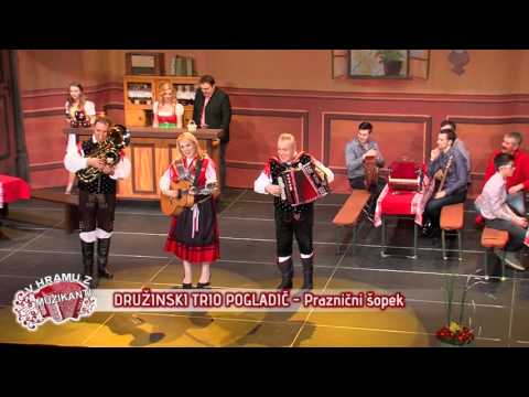 Praznični šopek (B.Lugarič/I.Sivec)-izvaja Družinski trio Pogladič