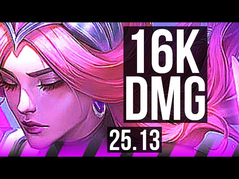 LEONA & Senna vs VEL'KOZ & Caitlyn (SUP) | 16k DMG | KR Master | 25.13