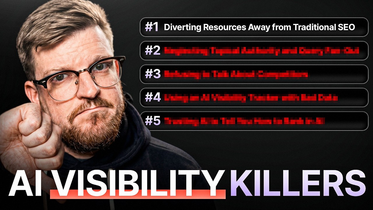 5 Mistakes Hurting Your AI Visibility (With Data-Backed Fixes!)