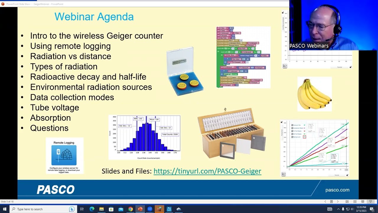 Traadita Geigeri loendur  | PASCO Webinar - 2023 03 15 [EN]