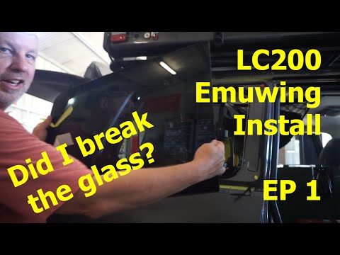 Emuwing Gullwing Window Installation in my Landcruiser 200 Series LC200 | Ep 1