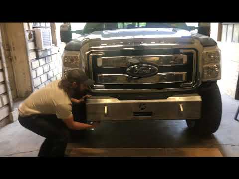 11 -16 Ford F-250 & F-350 Super Duty Front Bumper Installation