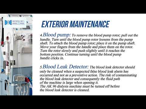Preventive and Periodic Maintenance of Gambro AK96 Dialysis Machine