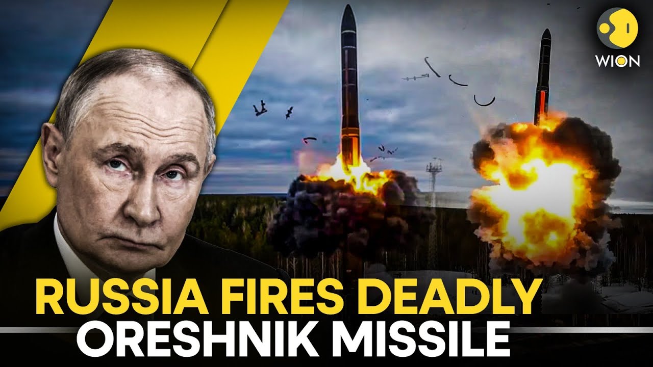 Russia–Ukraine War Live: Russia Launches Rare Oreshnik Missile in New Strikes, Killing 4 | WION