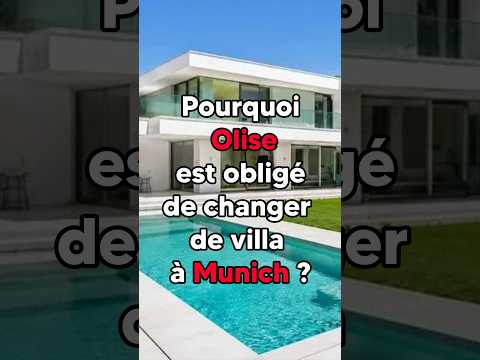 Pourquoi Michael Olise est obligé de changer de villa à Munich ? 🏠