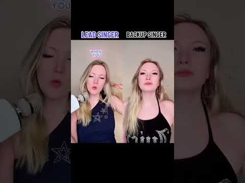 #pov The backup singer tries to steal the lead singers spotlight so…￼