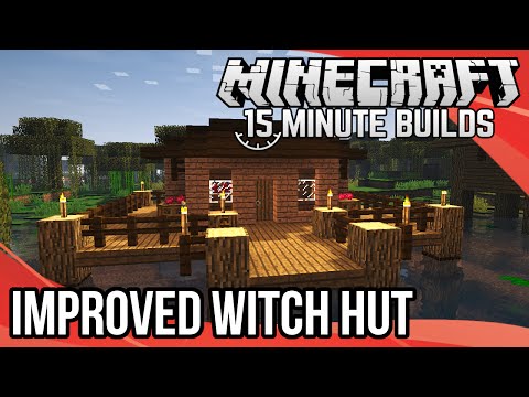 Welsknight Gaming - Minecraft 15-Minute Builds: Improved Witch Hut