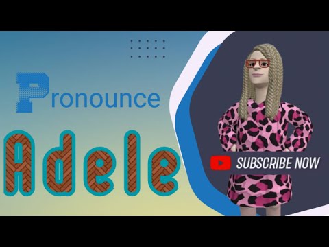 How to pronounce adele |  Line Rock