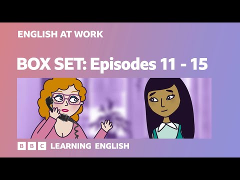 BOX SET: English at Work - episodes 11-15. Learn lots of business English vocabulary and phrases!