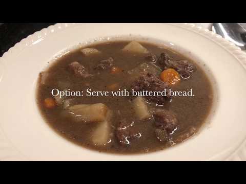 Easy beef stew recipe from New England
