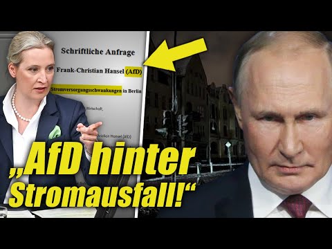 Power outage in Berlin! New evidence of sabotage by Putin and the AfD!