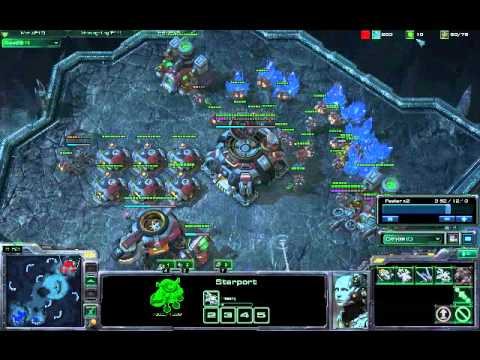 Starcraft 2 Marine Banshee Raven Build