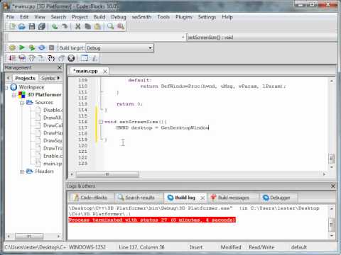 OpenGL Tutorial 7:  FullScreen, the official way!