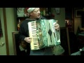 1958 Galanti Accordion Rondine IV Turquoise w/Case Wonderful Playing Condition