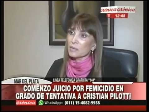 Comenzó el juicio a Cristian Pilotti por intento de femicidio