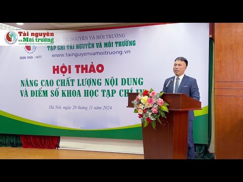 Nâng cao chất lượng nội dung và điểm số khoa học trên Tạp chí in Tài nguyên và Môi trường