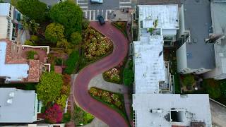 Drone Flight: Lombard Street (San Francisco, California)