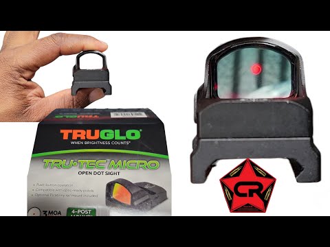 TRUGLO TG8100B 3MOA RED DOT UNBOXING