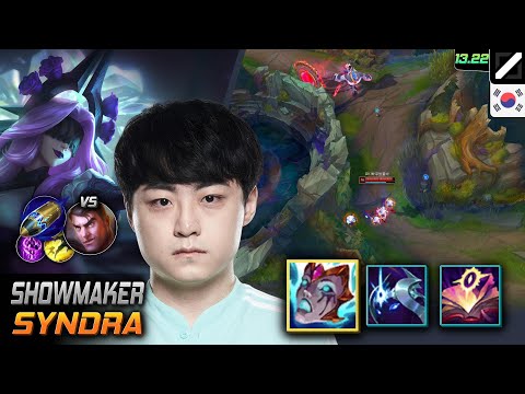ShowMaker Syndra Mid Build Liandry's Anguish First Strike - LOL KR Challenger Patch 13.22