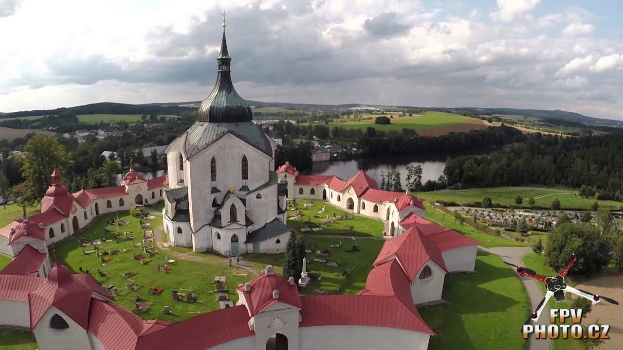 FPVPhoto.cz - Zelená Hora, poutní kostel sv. Jana Nepomuckého, Ždár nad Sázavou